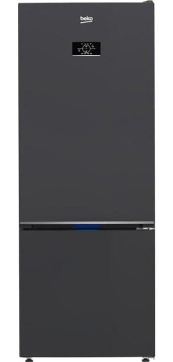 Beko 670475 EA Çift Kapılı No Frost D Enerji Sınıfı 475 lt Antrasit Alttan Donduruculu Kombi Tipi Buzdolabı