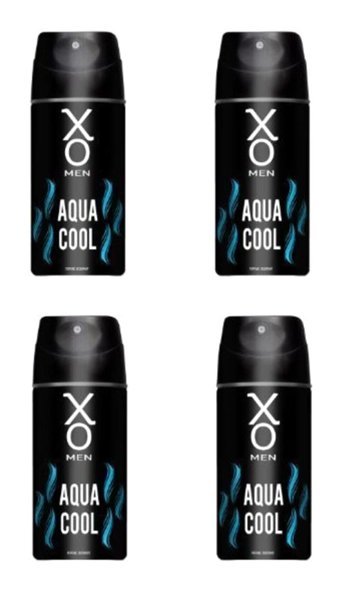 Xo Aqua Cool Sprey Erkek Deodorant 4x150 ml