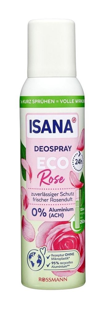 Isana Eco Rose Sprey Kadın Deodorant 125 ml