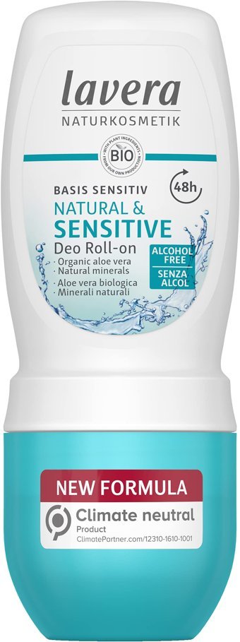 Lavera Basis Sensitiv Pudrasız Ter Önleyici Organik Antiperspirant Roll-On Kadın Deodorant 50 ml