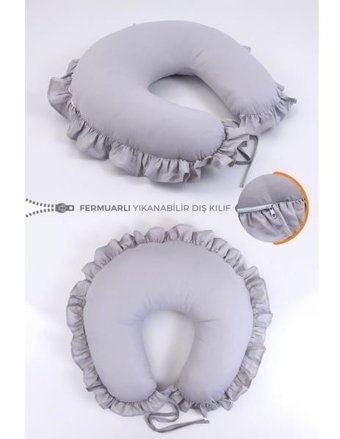 UmayBebek Yıkanabilir Gri Emzirme Yastığı