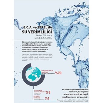 Eca Nita Fotoselli Spiralli Çift Girişli Aç Kapa Eviye Bataryası Gümüş