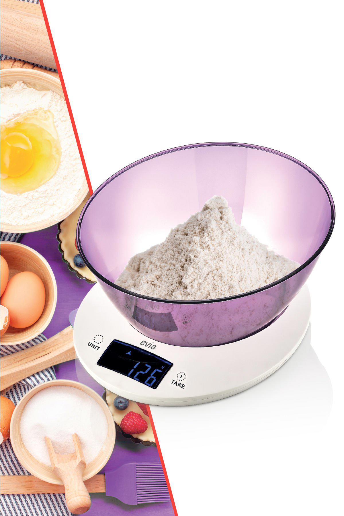 Evia Ea-4113 Dijital Hazneli 5 kg Mutfak Tartısı