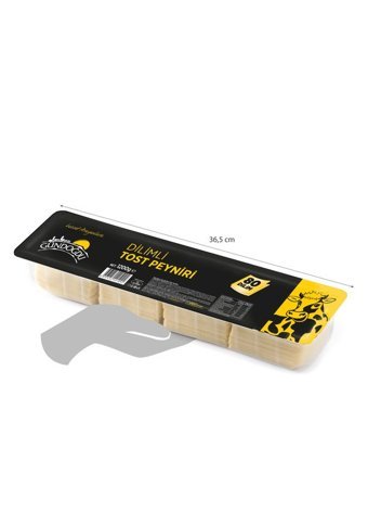Gündoğdu Tam Yağlı Dilimli Tost İnek Peyniri 3x1.2 kg