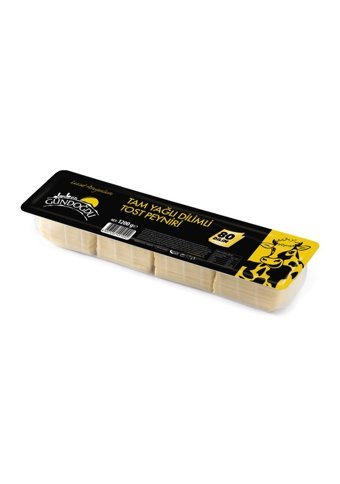 Gündoğdu Tam Yağlı Dilimli Tost İnek Peyniri 3x1.2 kg
