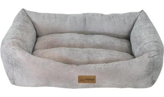 Dubex Cookie Yıkanabilir Tek Fonksiyonlu 50x40x17 cm Sepet Kedi Yatağı Gri