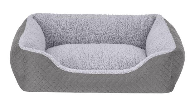 Pet Comfort Bravo Duo Mirinda Yıkanabilir Tek Fonksiyonlu 55x45 cm Sepet Kedi Yatağı Gri