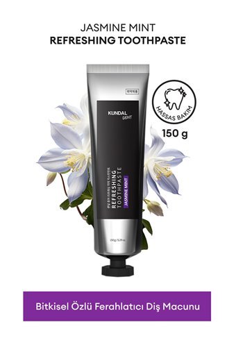Kundal Refreshing Nane-Yasemin Organik Florürlü Tüm Yaşlar Diş Macunu 150 ml