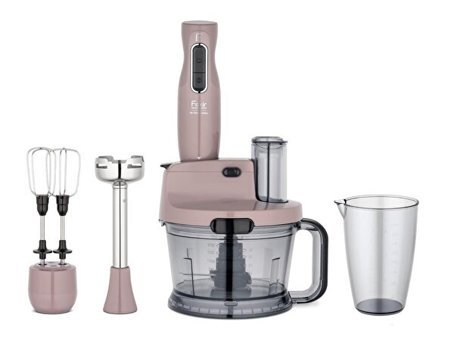 Fakir Mr.Chef Quadro Plastik 4 Bıçaklı 3'lü Büyük Blender Seti Kum Beji