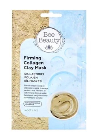 Bee Beauty Sıkılaştırıcı Kolajen Killi Nemlendirici Krem Yüz Maskesi