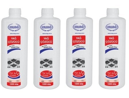Ersağ Yağ Çözücü Sıvı Mutfak ve Banyo Temizleyici 4x1 lt