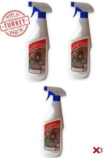 Epilla Şömine Camı İçin Cam Temizleyici Sprey 3x750 ml