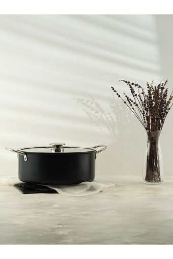 Leydi Marble İndüksiyon Granit 24 cm Derin Tencere