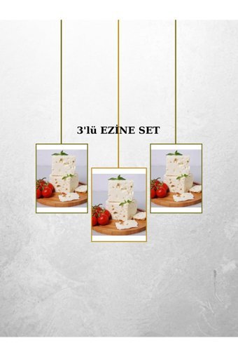 Adapey Klasik Ezine İnek Peyniri 3x1 kg