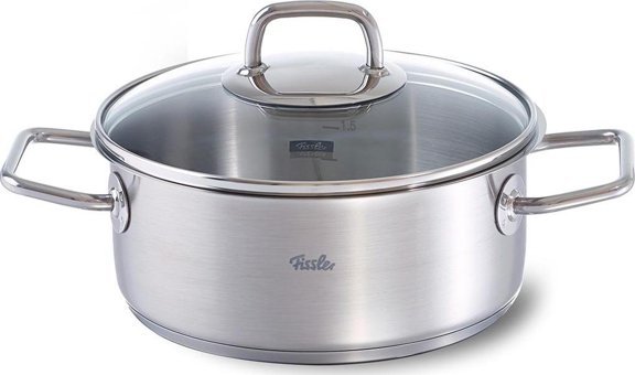 Fissler Viseo İndüksiyon Çelik 20 cm Basık Karnıyarık Tencere