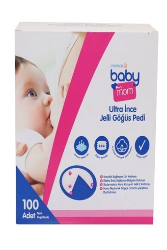 Baby Mom Ultra İnce Jelli 100 'lü Göğüs Pedi