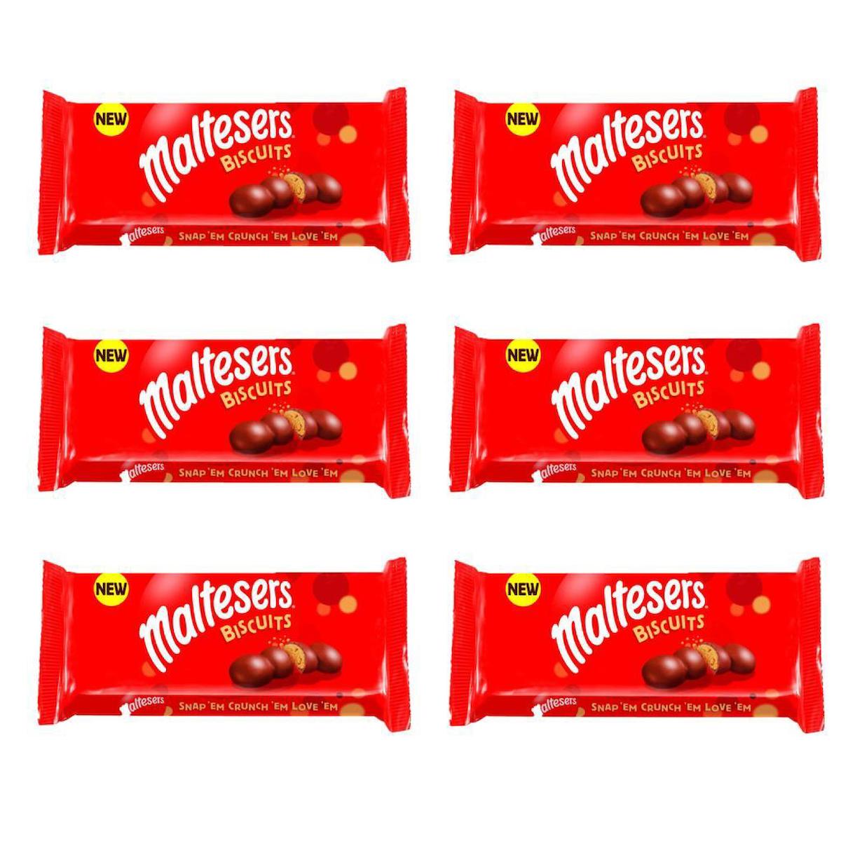 Maltesers Çikolatalı Bisküvi 6x110 gr