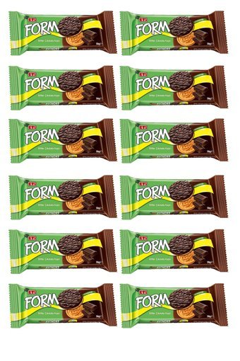 Eti Form Bitter Çikolatalı Bisküvi 12x50 gr