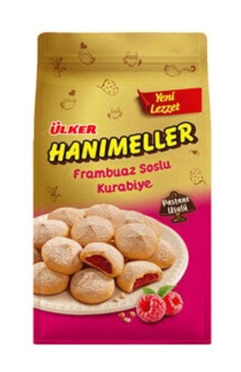 Ülker Hanımeller Frambuazlı Bisküvi 4x150 gr