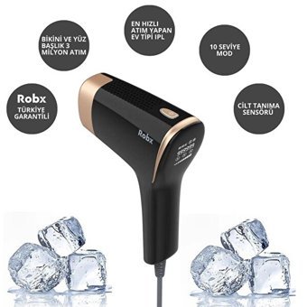 Robx A05 3000000 Atım Yüz Koltuk Altı Genital Bölge Tüm Vücut İçin 3 Başlıklı Buz IPL Lazer Epilasyon Aleti