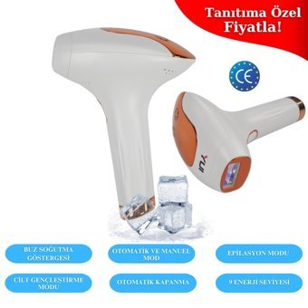 Yui Iplv16 999999 Atım Yüz Koltuk Altı Genital Bölge Tüm Vücut İçin Tek Başlıklı Buz IPL Lazer Epilasyon Aleti