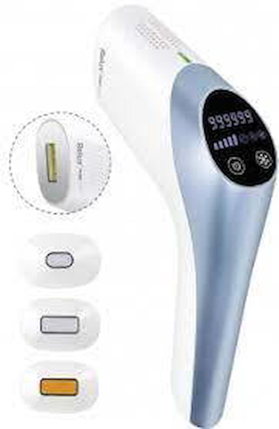 Relux Ipl9750 1000000 Atım Yüz Koltuk Altı Genital Bölge Tüm Vücut İçin 3 Başlıklı IPL Lazer Epilasyon Aleti