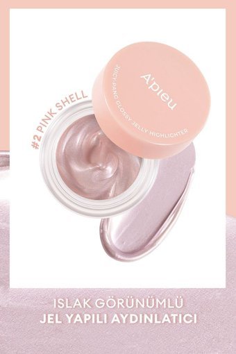 Missha A'pleu Juicy Pang Glossy #2 Pink Shell Jel Tüp Highlighter