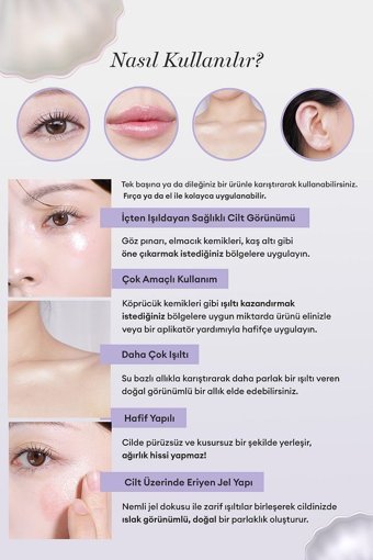 Missha A'pleu Juicy Pang Glossy #2 Pink Shell Jel Tüp Highlighter
