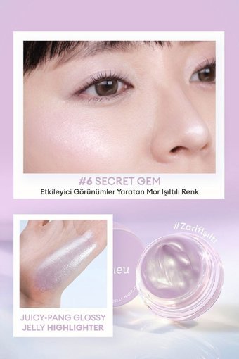 Missha A'pleu Juicy Pang Glossy #6 Secret Gem Jel Kavanoz Highlighter