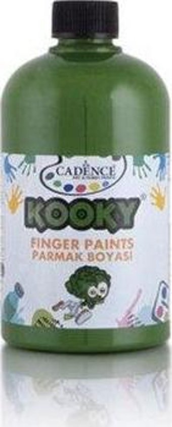 Cadence Kooky 3006 Yıkanabilir 500 ml Tekli Yeşil Parmak Boyası