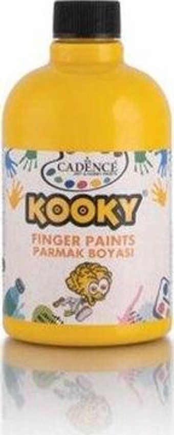 Cadence Kooky 3003 Yıkanabilir 500 ml Tekli Sarı Parmak Boyası
