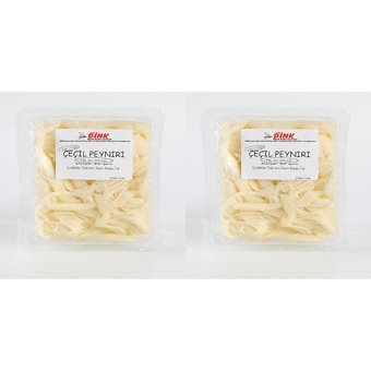 Dink Gıda Tam Yağlı Az Tuzlu Çeçil İnek Peyniri 2x250 gr