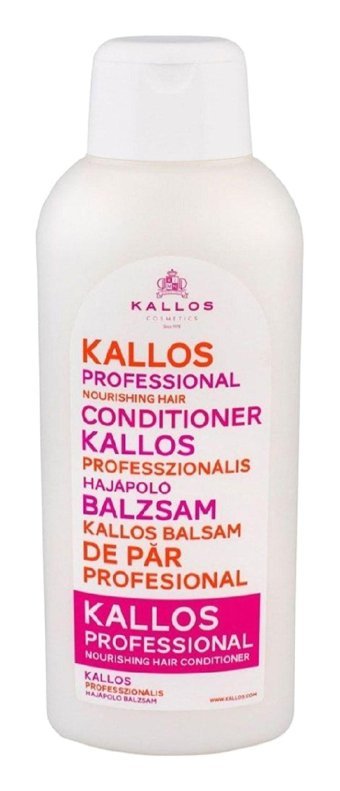 Kallos Cosmetics Professional Besleyici - Onarıcı Kuru - Yıpranmış Saçlar İçin Kadın Saç Kremi 1000 ml