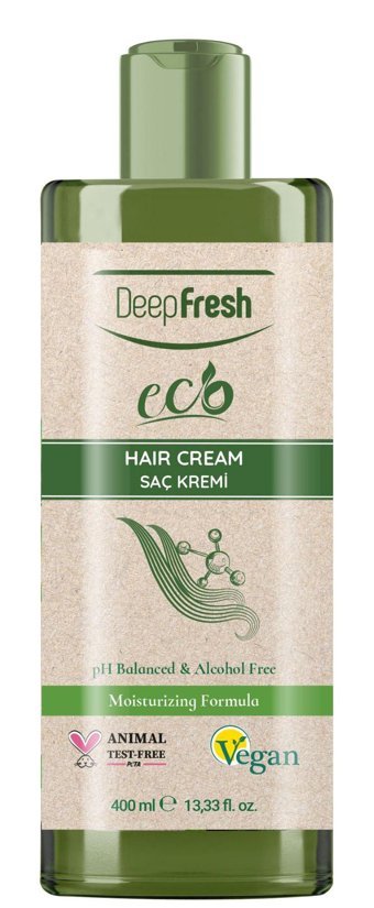 Deep Fresh Eco Biotin Silikonsuz Sülfatsız Besleyici - Nemlendirici Tüm Saçlar İçin Unisex Saç Kremi 400 ml