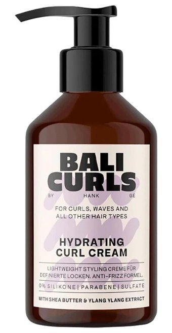 Bali Curls Hindistan Cevizi Yağı - Shea Yağı Silikonsuz Sülfatsız Bukle Belirginleştirici - Nemlendirici Dalgalı - Kıvırcık Saçlar İçin Durulanmayan Unisex Saç Kremi 150 ml
