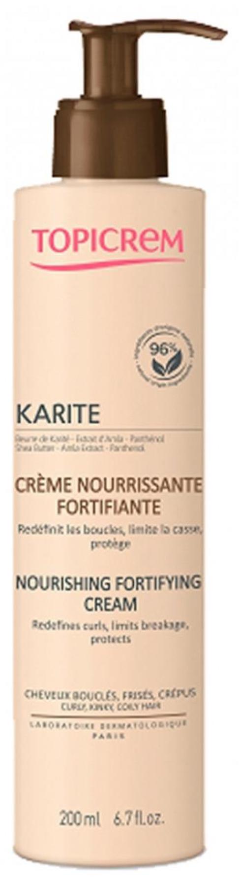 Topicrem Karite Nourishing Fortifying Amla Özü-Karite Yağı-Pantenol Besleyici Tüm Saçlar İçin Kadın Saç Kremi 200 ml