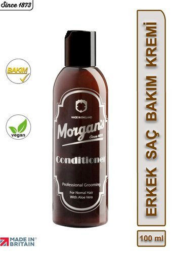 Morgan's Pomade Jojoba Yağı Sülfatsız Nemlendirici Tüm Saçlar İçin Durulanmayan Erkek Saç Kremi 100 ml