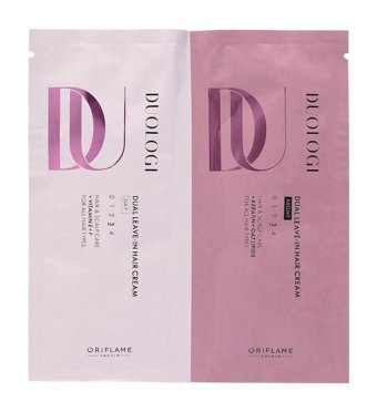 Oriflame Duologı E-F Vitaminleri-Yulaf Lipitleri Nemlendirici - Onarıcı Keratinli Tüm Saçlar İçin Durulanmayan Kadın Saç Kremi 24 ml