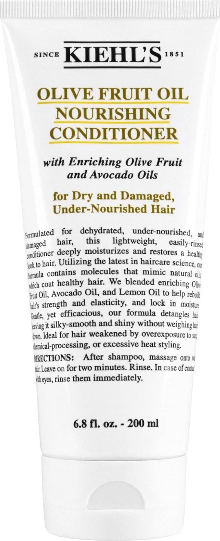 Kiehl's Avokado Yağı-Limon Özü-Zeytin Meyvesi Yağı Güçlendirici - Onarıcı Boyalı Zayıf Saçlar İçin Kadın Saç Kremi 200 ml