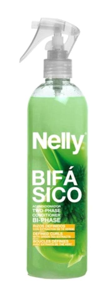 Nelly Two Phase Hair Yeşil Çay Özlü Besleyici - Onarıcı Dalgalı - Kıvırcık Saçlar İçin Durulanmayan Kadın Saç Kremi 400 ml