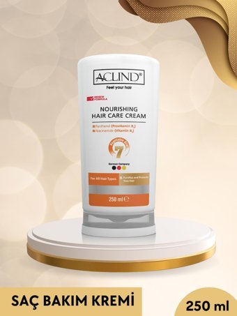 Acto Aclind Niasinamid-Provitamin B5-Shea Yağı Besleyici - Onarıcı Tüm Saçlar İçin Kadın Saç Kremi 250 ml