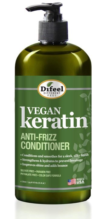 Difeel Keratin Silikonsuz Sülfatsız Kabarma Önleyici Keratinli Boyalı Tüm Saçlar İçin Unisex Saç Kremi 1 lt