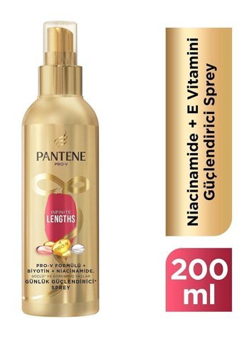 Pantene Infinite Lengths E Vitaminli Kırılma Karşıtı Tüm Saçlar İçin Kadın Saç Kremi 200 ml