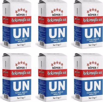 Hekimoğlu Pastalık Böreklik Buğday Unu 6x1 kg