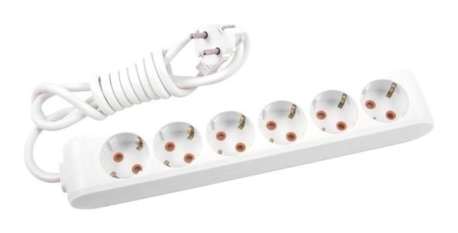 Viko Multi-Let 6'lı Soket 3 metre USB Kablolu Çiftli Akım Korumalı Priz