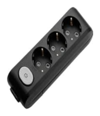 Viko 90137300 3'lü Soket Kablosuz USB Kablosuz Çiftli Akım Korumalı Priz