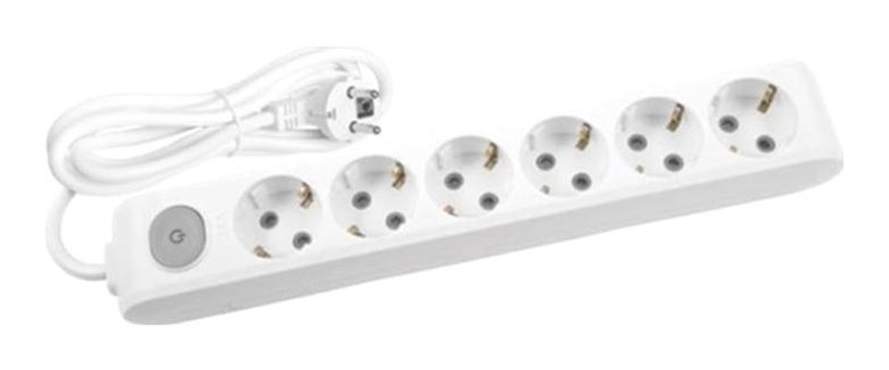 Viko Eko 6'lı Soket 8 metre USB Kablolu Çiftli Akım Korumalı Priz