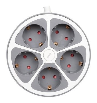 Vea VE-G605Y 5'li Soket 1.5 metre USB Kablolu Çiftli Akım Korumalı Priz
