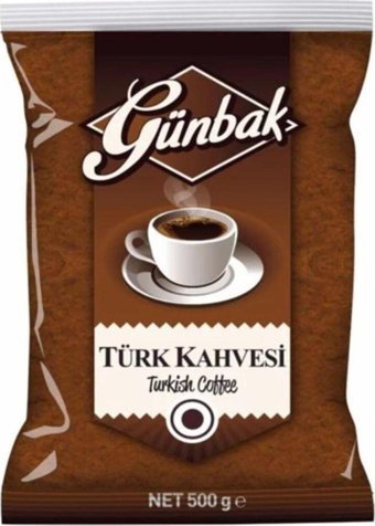 Günbak Sade Orta Kavrulmuş Türk Kahvesi 500 gr