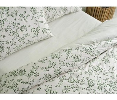 Doqu Home Belinda Easy Pamuk Dört Mevsim 200x220 cm Çarşaflı Lastiksiz Desenli Çift Kişilik Nevresim Takımı Çok Renkli
